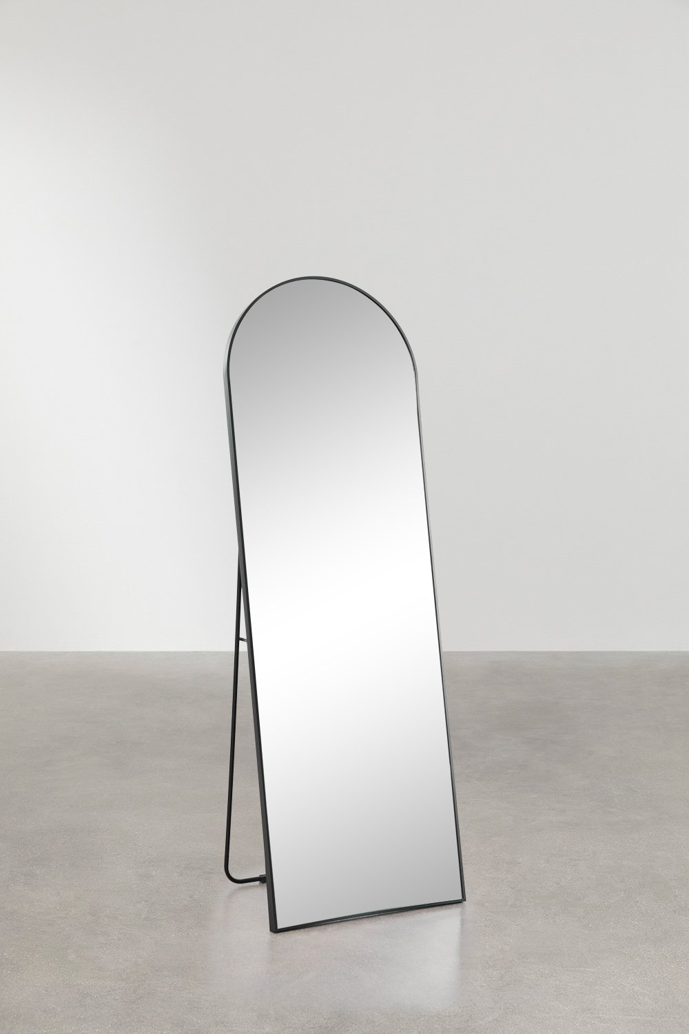 Miroir sur pied en aluminium (50x150 cm) Naruvy, image de la galerie 1