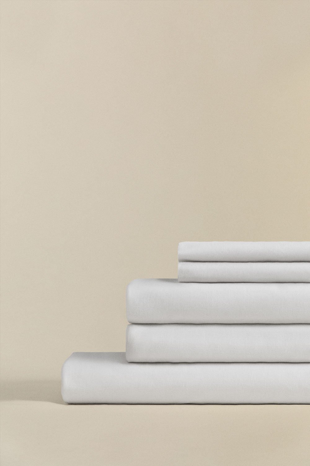 Drap plat en percale de coton 180 fils Lesia, image de la galerie 5