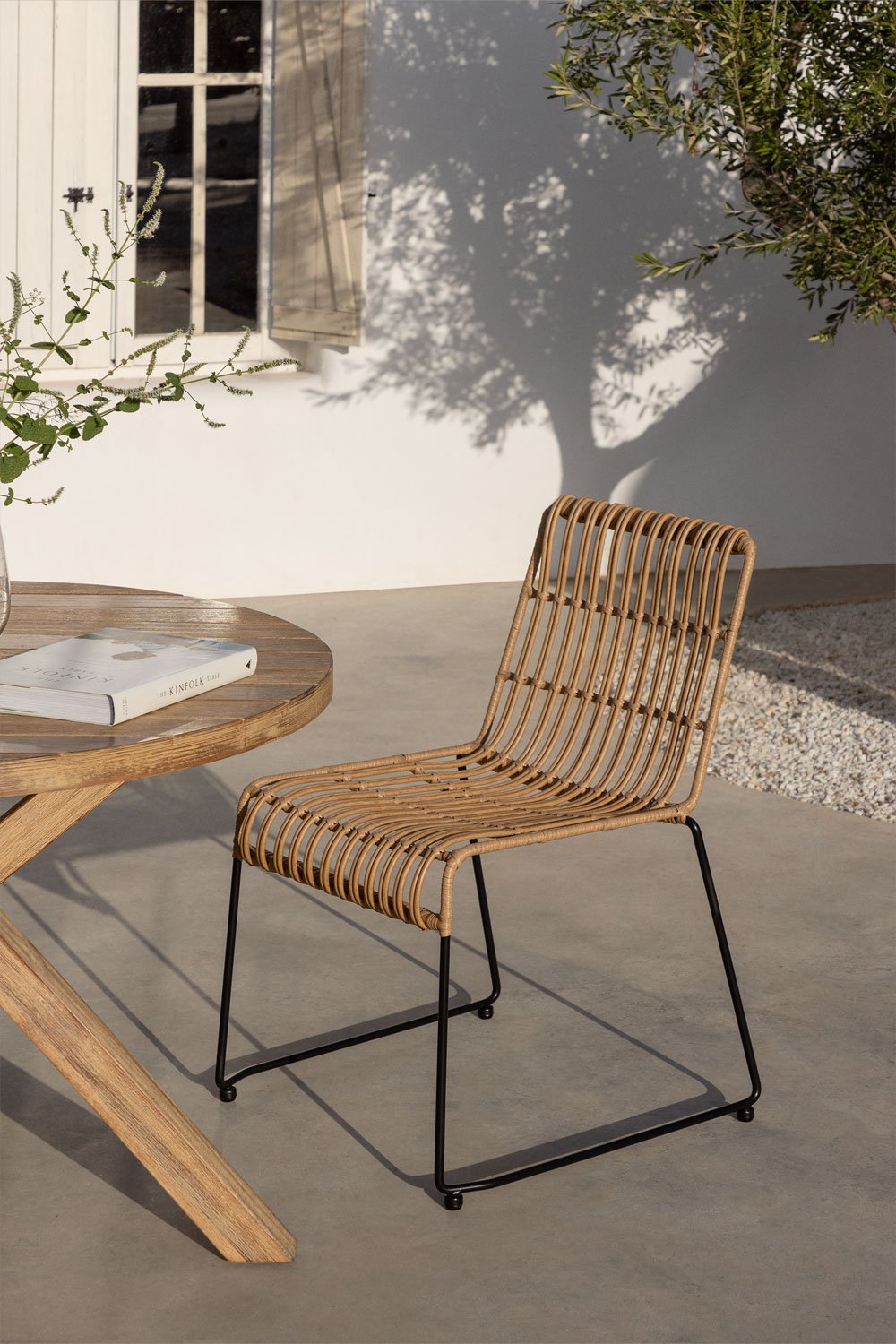 Chaise de jardin en rotin synthétique Aroa, image de la galerie 1