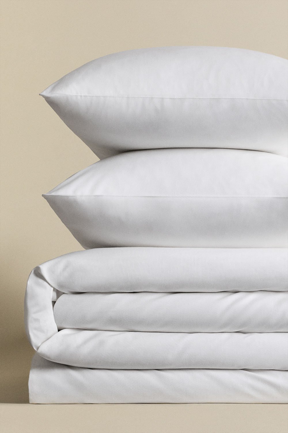 Lot de 2 taies d'oreiller en percale de coton Lesia 180 fils, image de la galerie 5