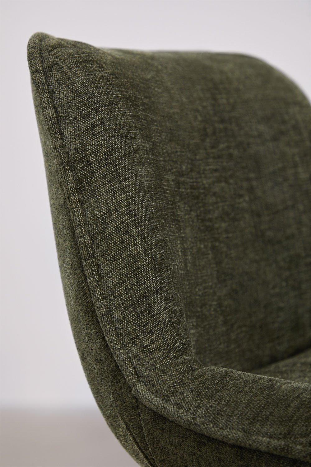 Tabouret haut réglable avec dossier en métal et tissu Igarasi, image de la galerie 7