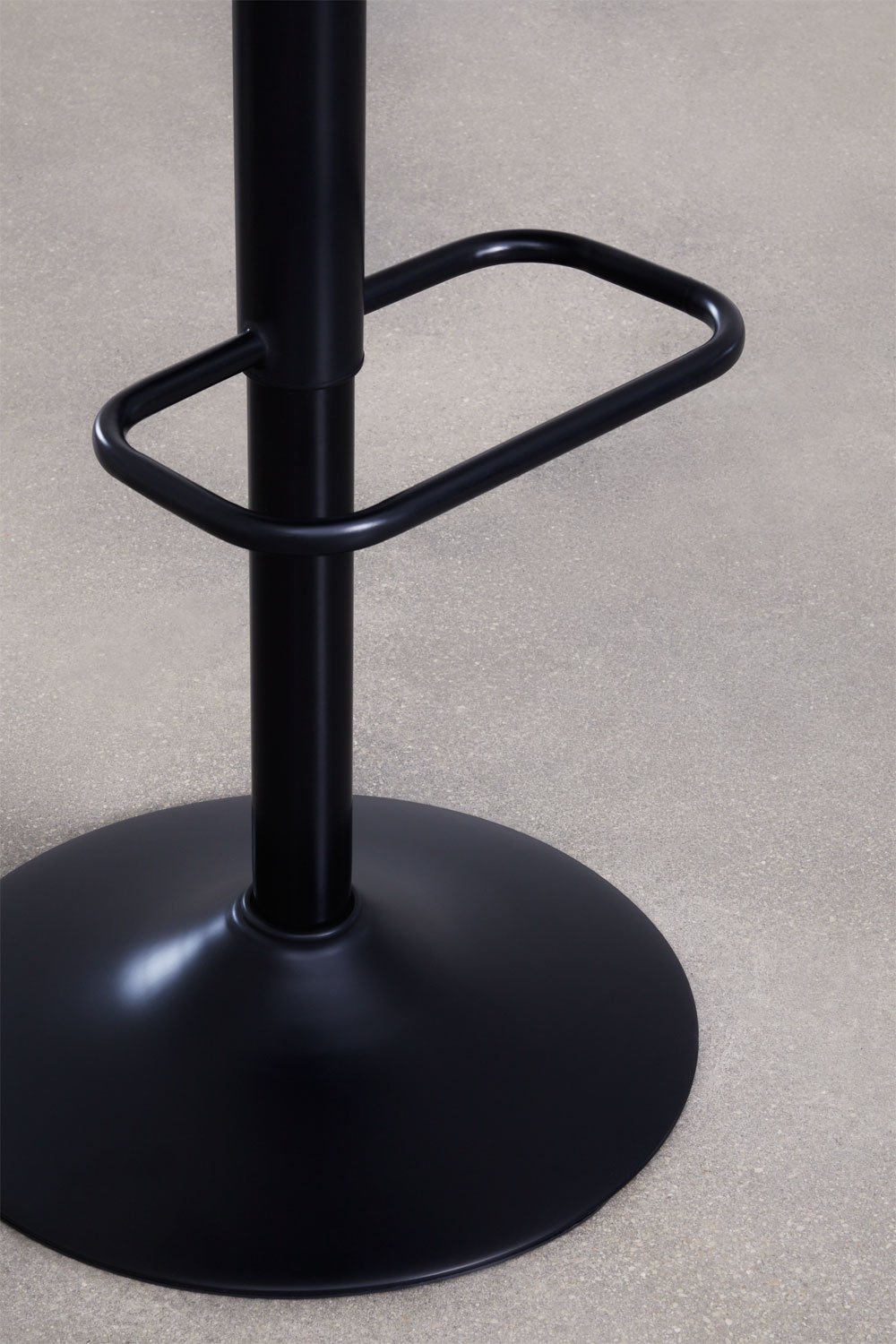 Pack de 2 tabourets hauts réglables avec dossier en métal et tissu Igarasi  , image de la galerie 10