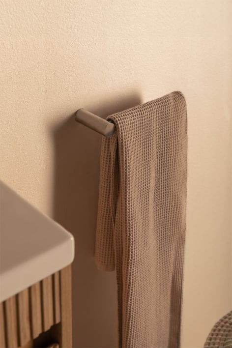 Porte-serviettes mural avec barre pour salle de bain en acier inoxydable (↔︎20 cm) Devon