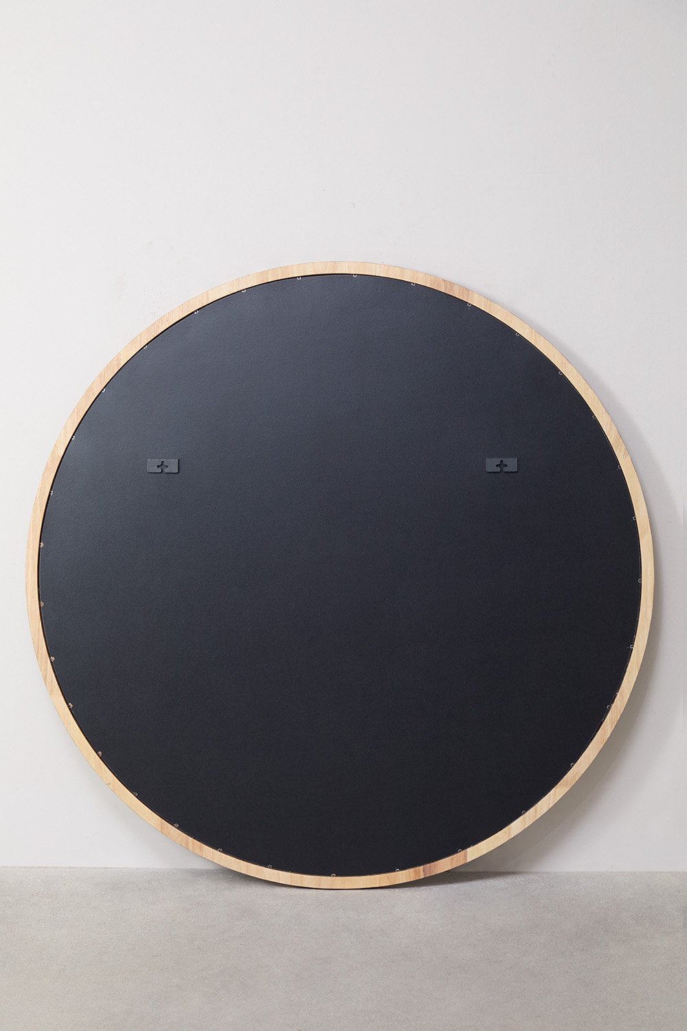 Miroir mural rond en chêne Ø110 cm Sapeira, image de la galerie 5