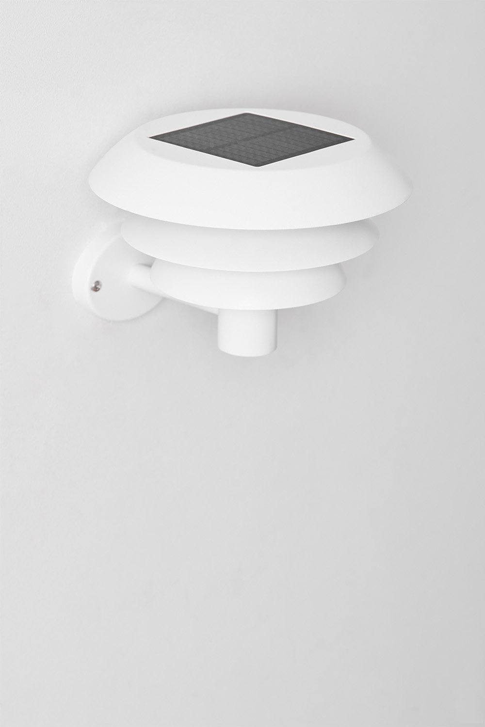 Applique murale LED solaire d'extérieur en acier inoxydable Lirano , image de la galerie 1
