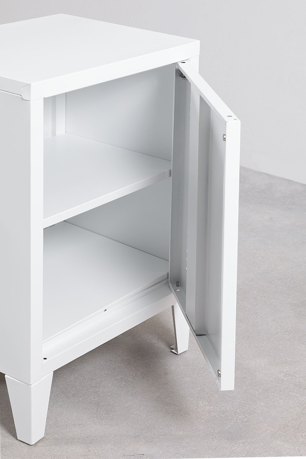 Table d'appoint avec casier en acier Pohpli, image de la galerie 4