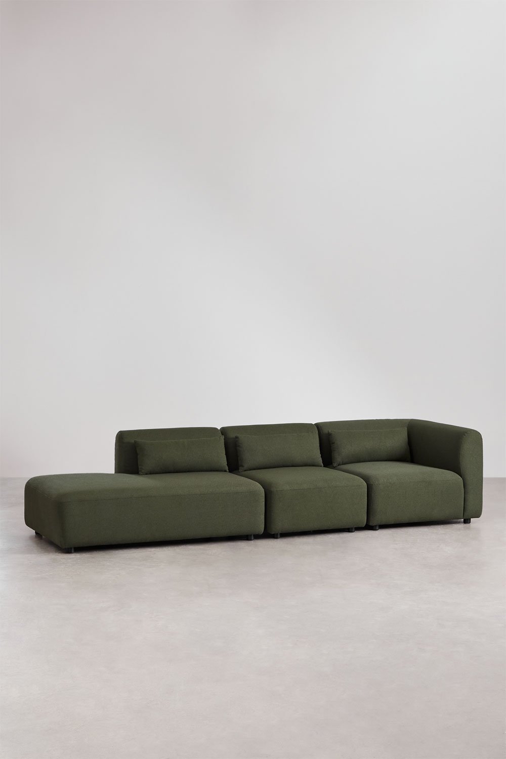 Canapé modulaire d'angle 3 pièces Fogler avec méridienne gauche, image de la galerie 1