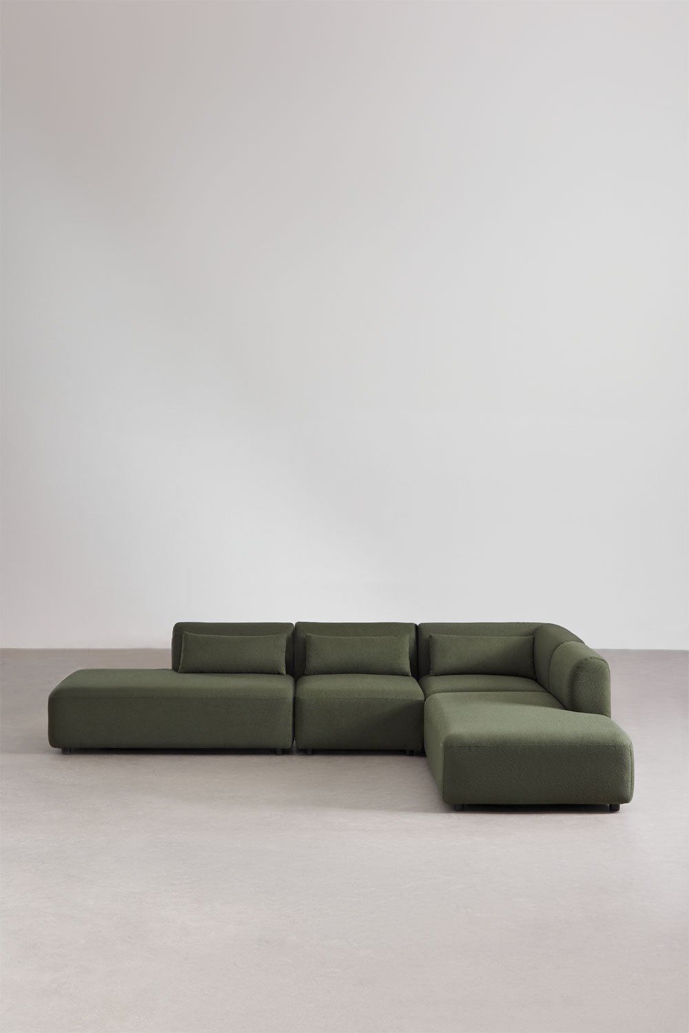 Canapé modulaire d'angle 4 pièces Fogler avec méridienne double, image de la galerie 4