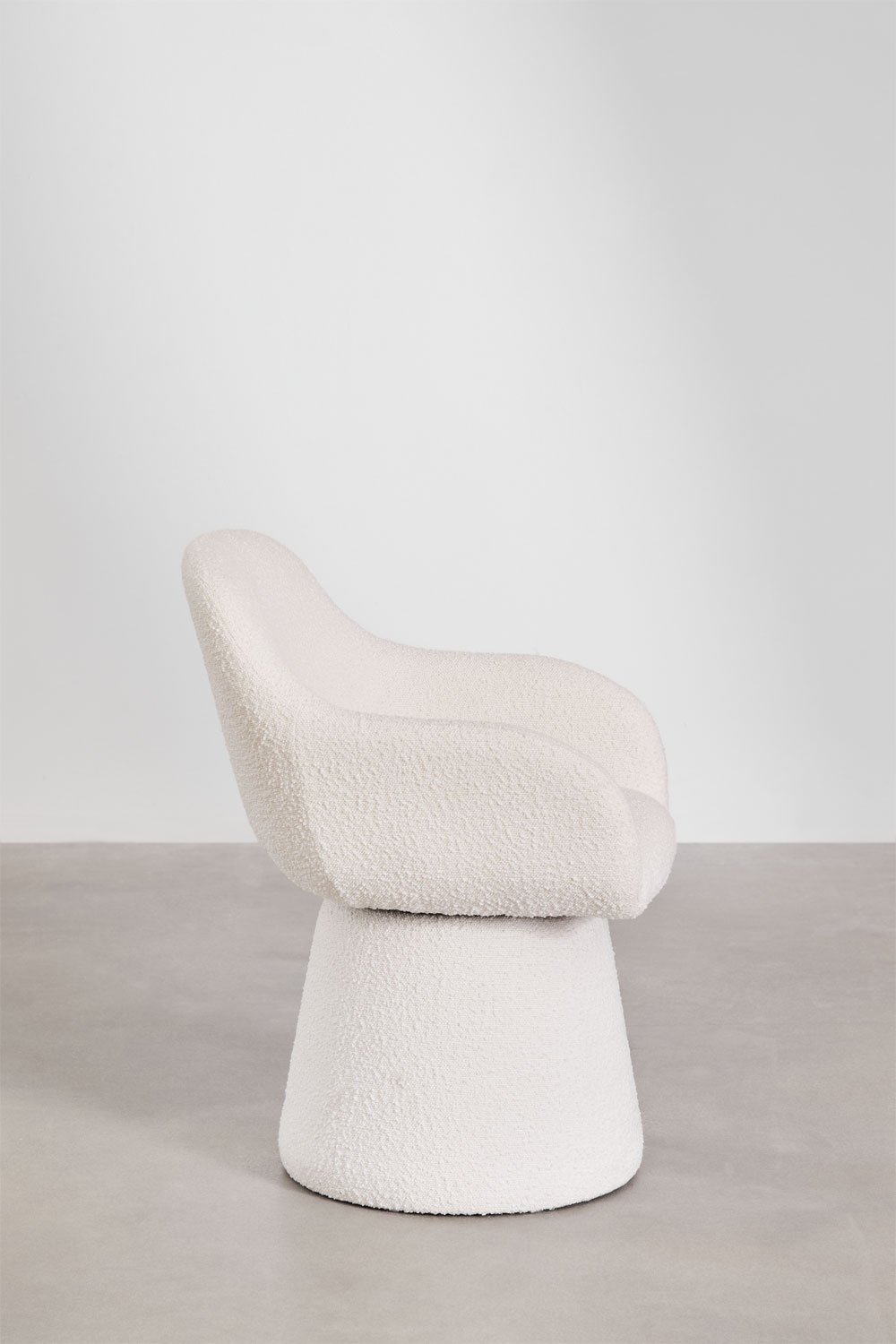 Chaise de salle à manger pivotante avec accoudoirs rembourrée Erica, image de la galerie 4