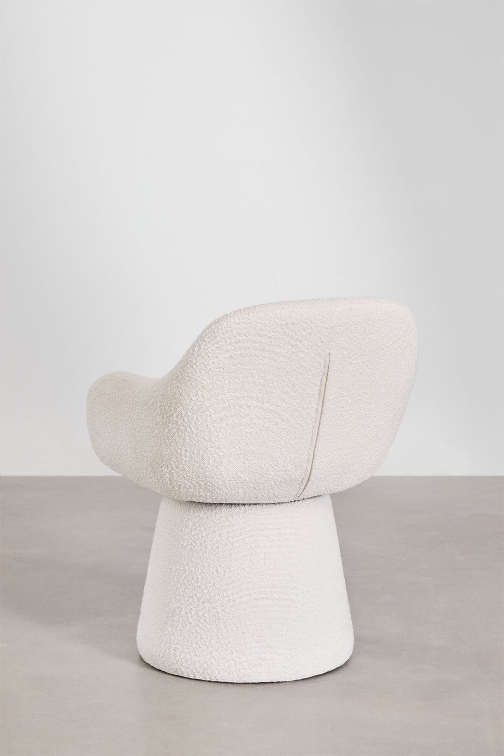 Pack de 4 chaises de salle à manger pivotantes avec accoudoirs rembourrées Erica, image de la galerie 5