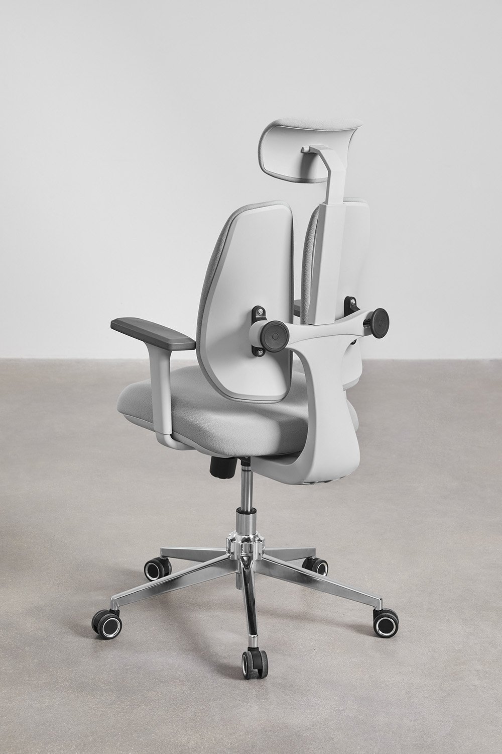 Chaise de bureau à roulettes avec accoudoirs Belcaire, image de la galerie 6