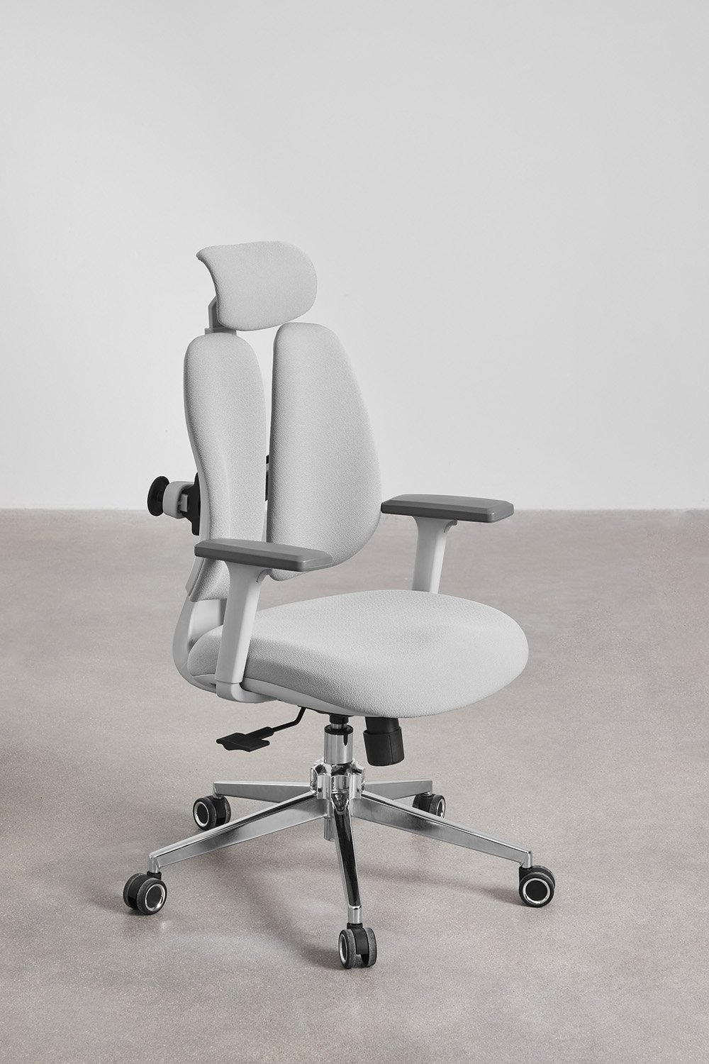 Chaise de bureau à roulettes avec accoudoirs Belcaire, image de la galerie 7