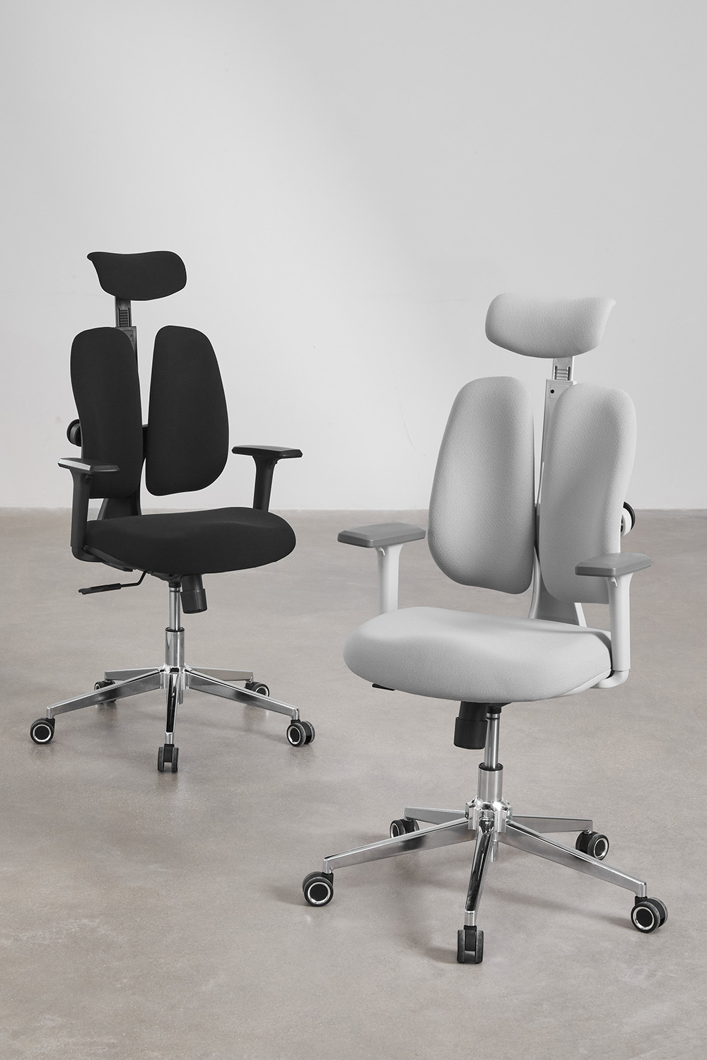 Chaise De Bureau Iconik Avec Accoudoirs - Weston, Rose, Réglable En Hauteur, Design Ergonomique - 2