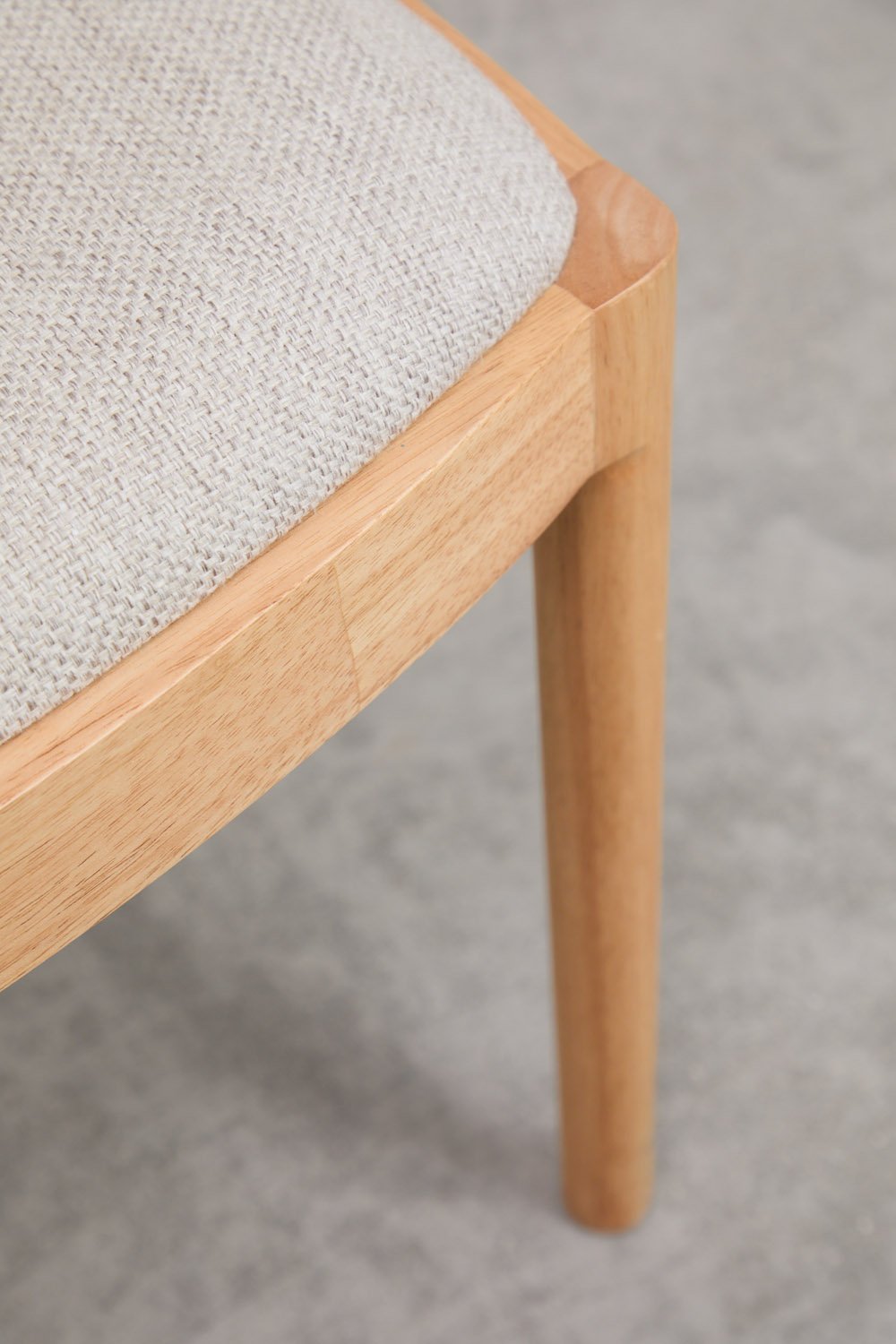 Pack de 2 chaises de salle à manger en bois d'hévéa et rotin Yaiza, image de la galerie 7