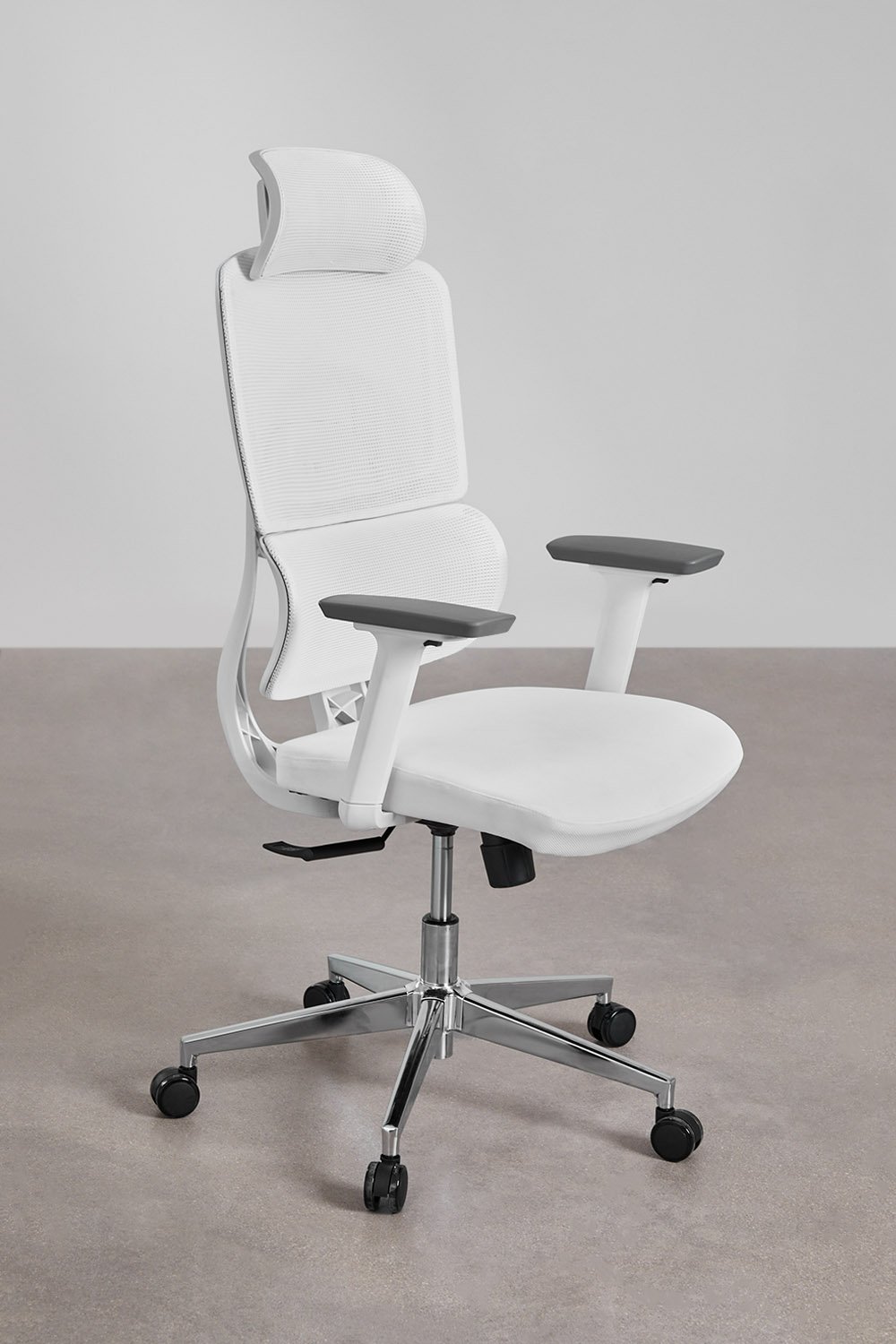 Chaise de bureau avec roulettes et accoudoirs Vignes, image de la galerie 3