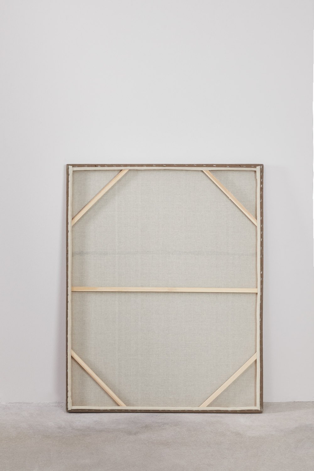 Toile décorative peinte à la main sur lin avec relief en plâtre (80x100 cm) Eliciaro, image de la galerie 5