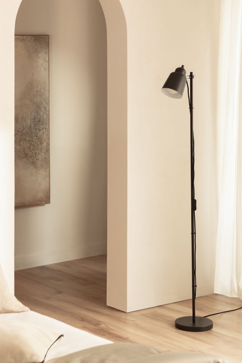 Lampe sur pied orientable en fer Charlotte