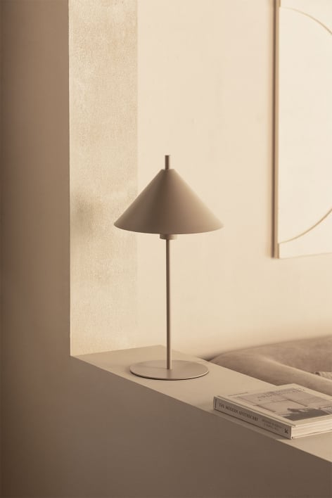 Lampe de table en métal Aziel