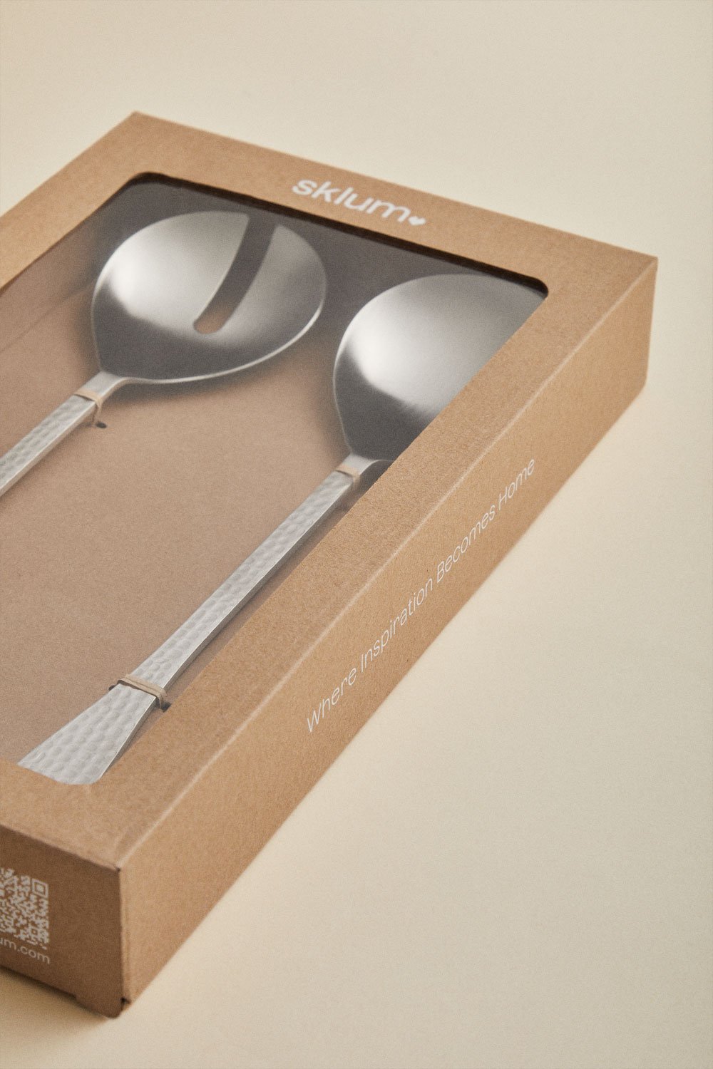 Set de 2 couverts à salade en acier inoxydable Aina, image de la galerie 7