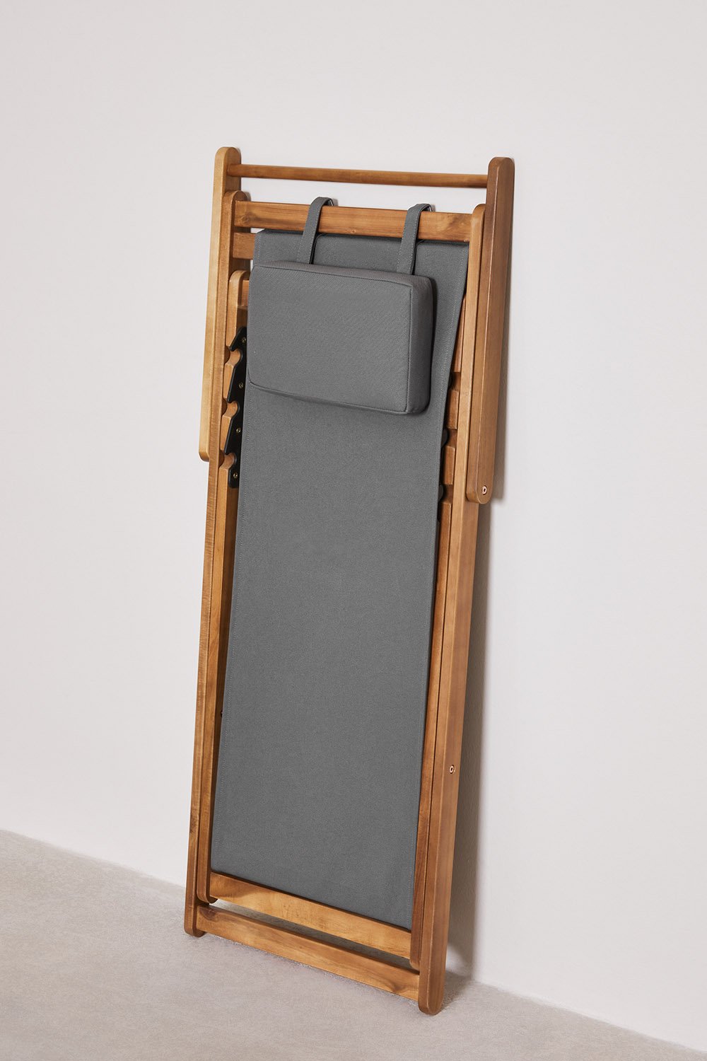 Hamaca pliante avec coussin en bois Kardis, image de la galerie 9