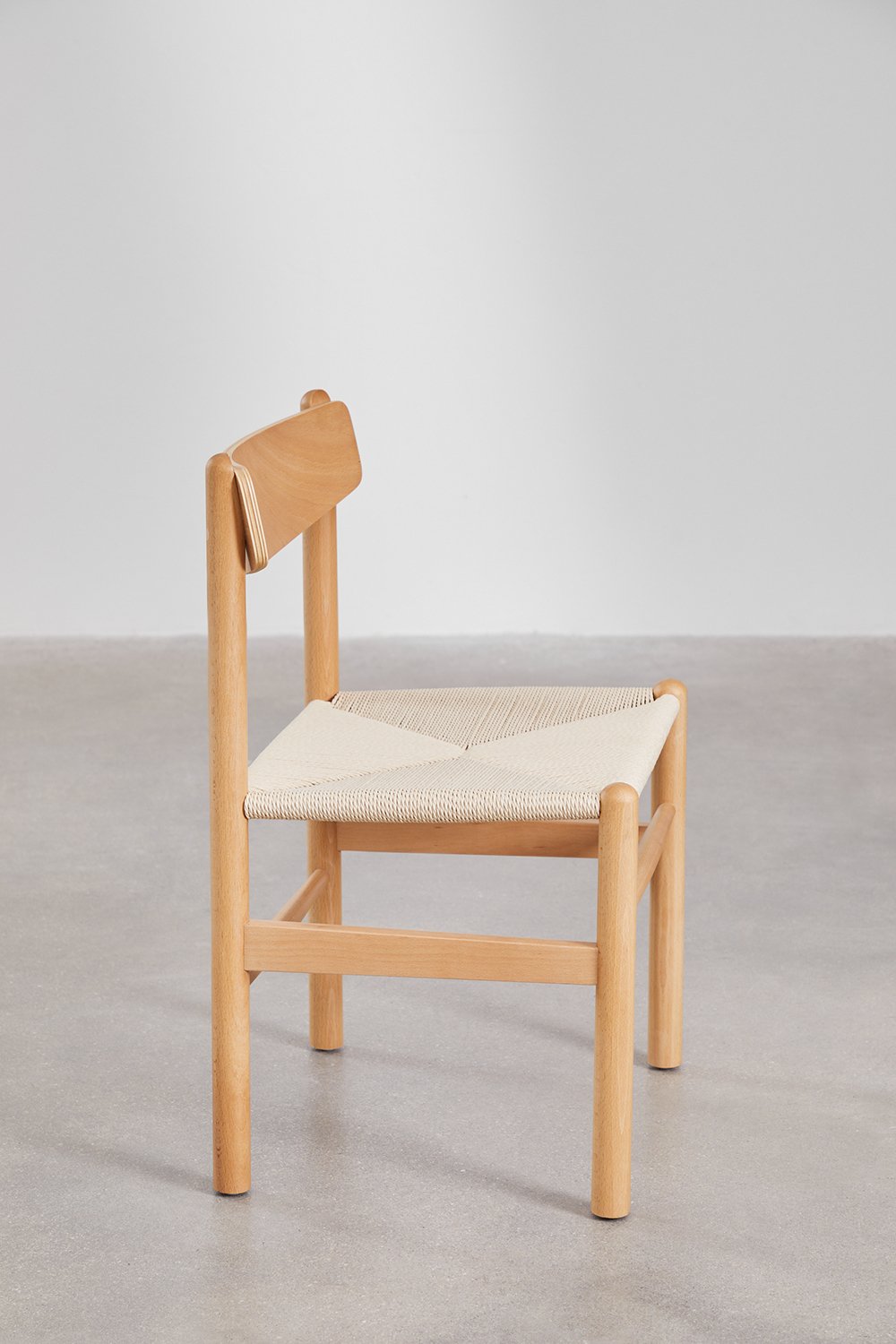 Pack de 2 chaises de salle à manger en bois Mauren, image de la galerie 2