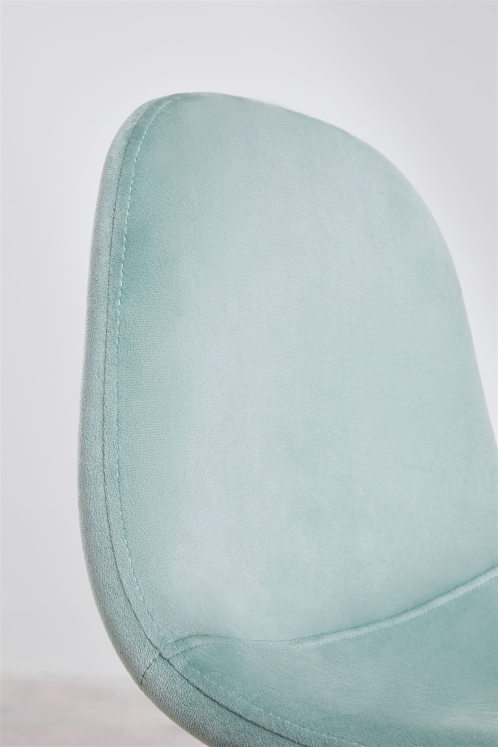 Pack de 2 tabourets hauts en velours Glamm, image de la galerie 4