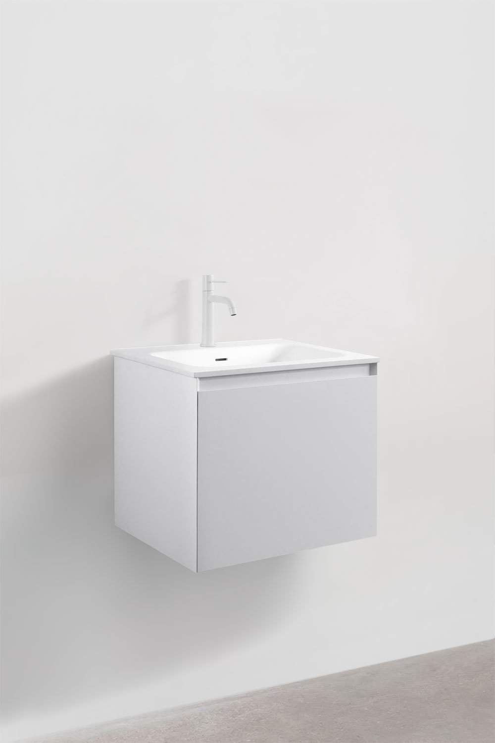 Ensemble de meubles de salle de bain en bois Macrae avec lavabo intégré    , image de la galerie 2