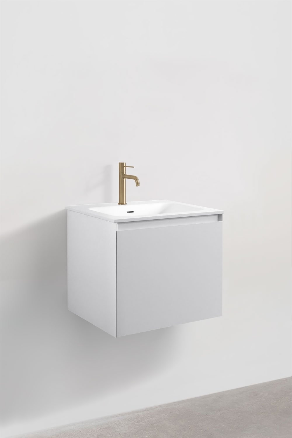 Ensemble de meubles de salle de bain en bois Macrae avec lavabo intégré    , image de la galerie 2