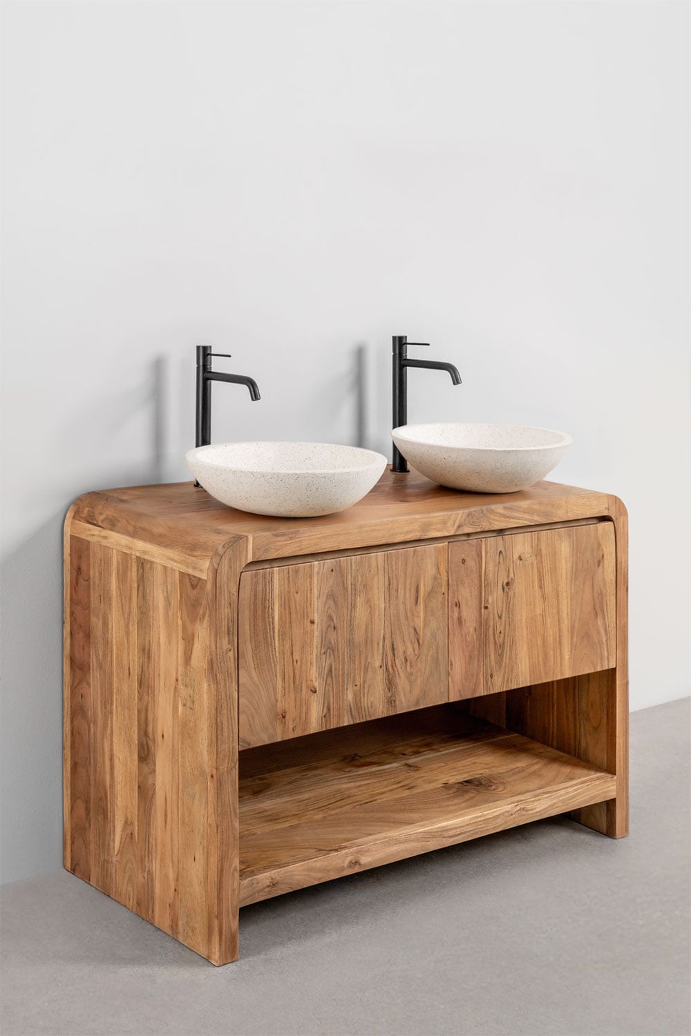 Ensemble de meuble de salle de bain en bois Vacry, image de la galerie 3