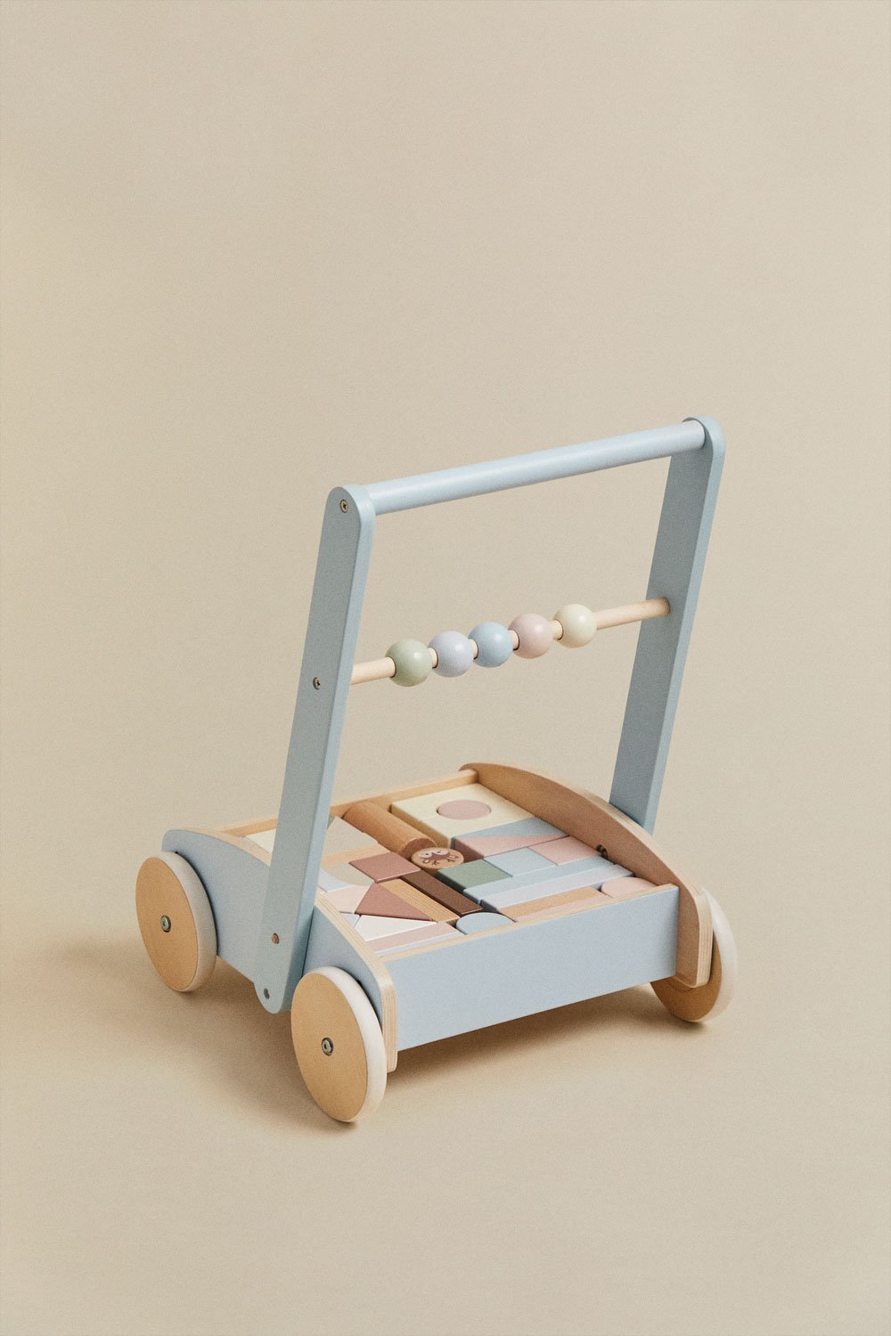 Poussette déambulatrice multi-activités en bois pour enfants Sooriento, image de la galerie 5