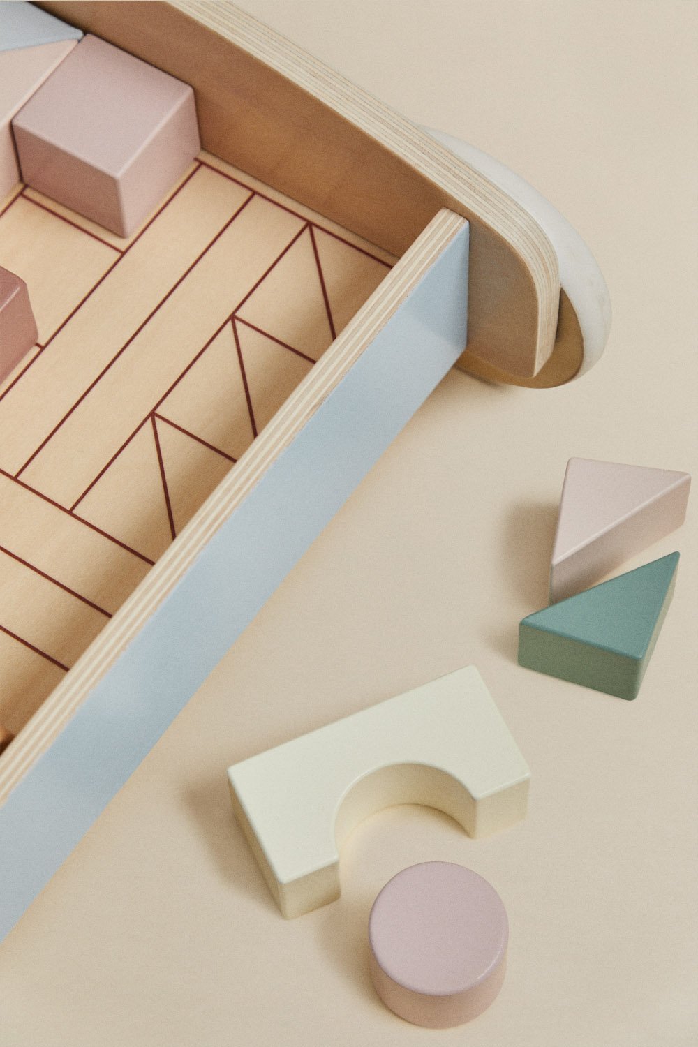 Poussette déambulatrice multi-activités en bois pour enfants Sooriento, image de la galerie 7