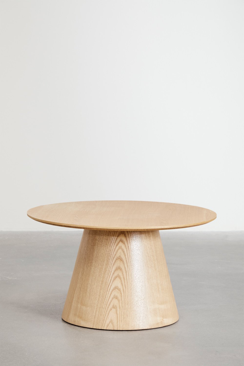 Table basse ronde en bois (Ø80 cm) Aura, image de la galerie 1