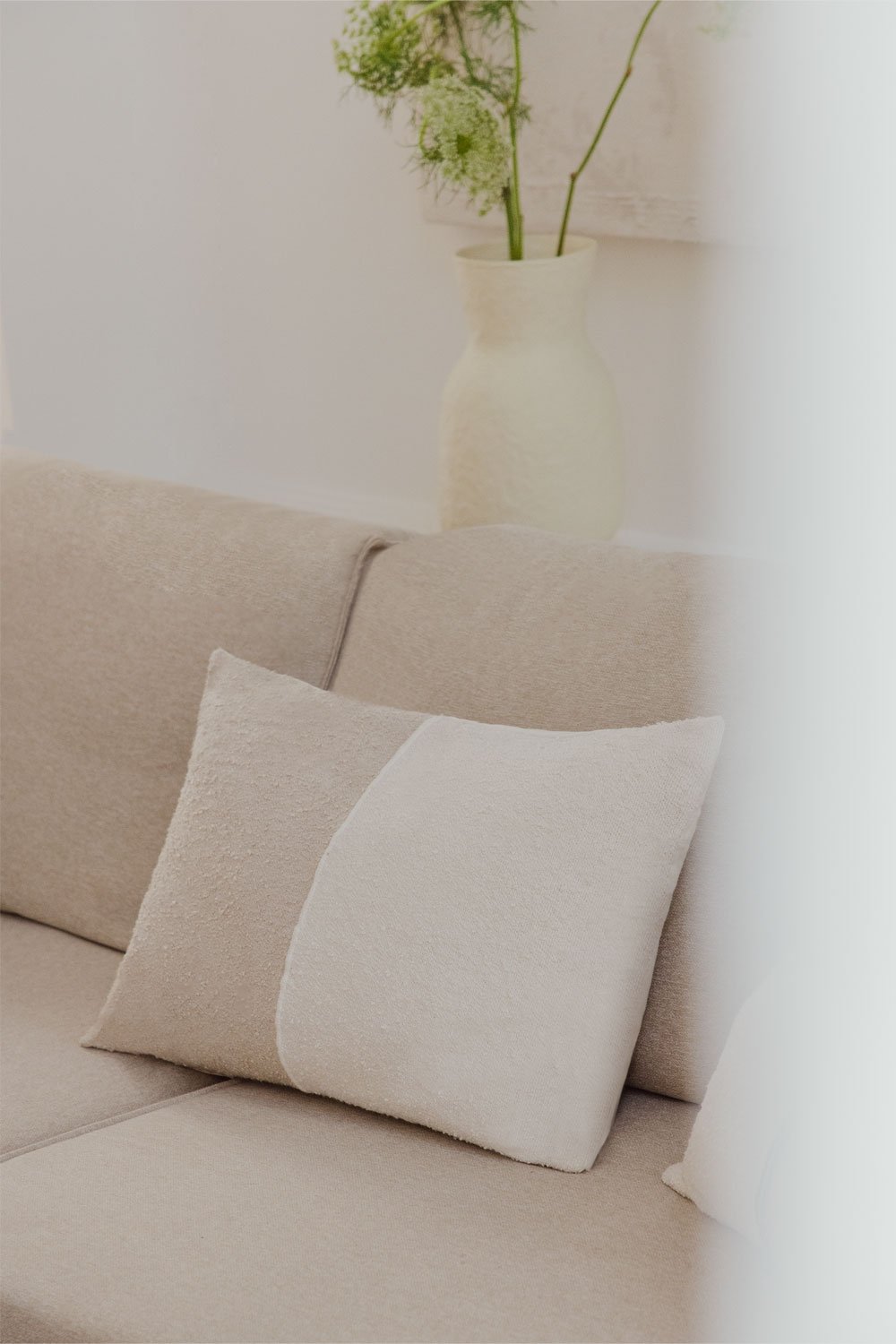 Coussin rectangulaire en coton (40x60 cm) Louisa, image de la galerie 1