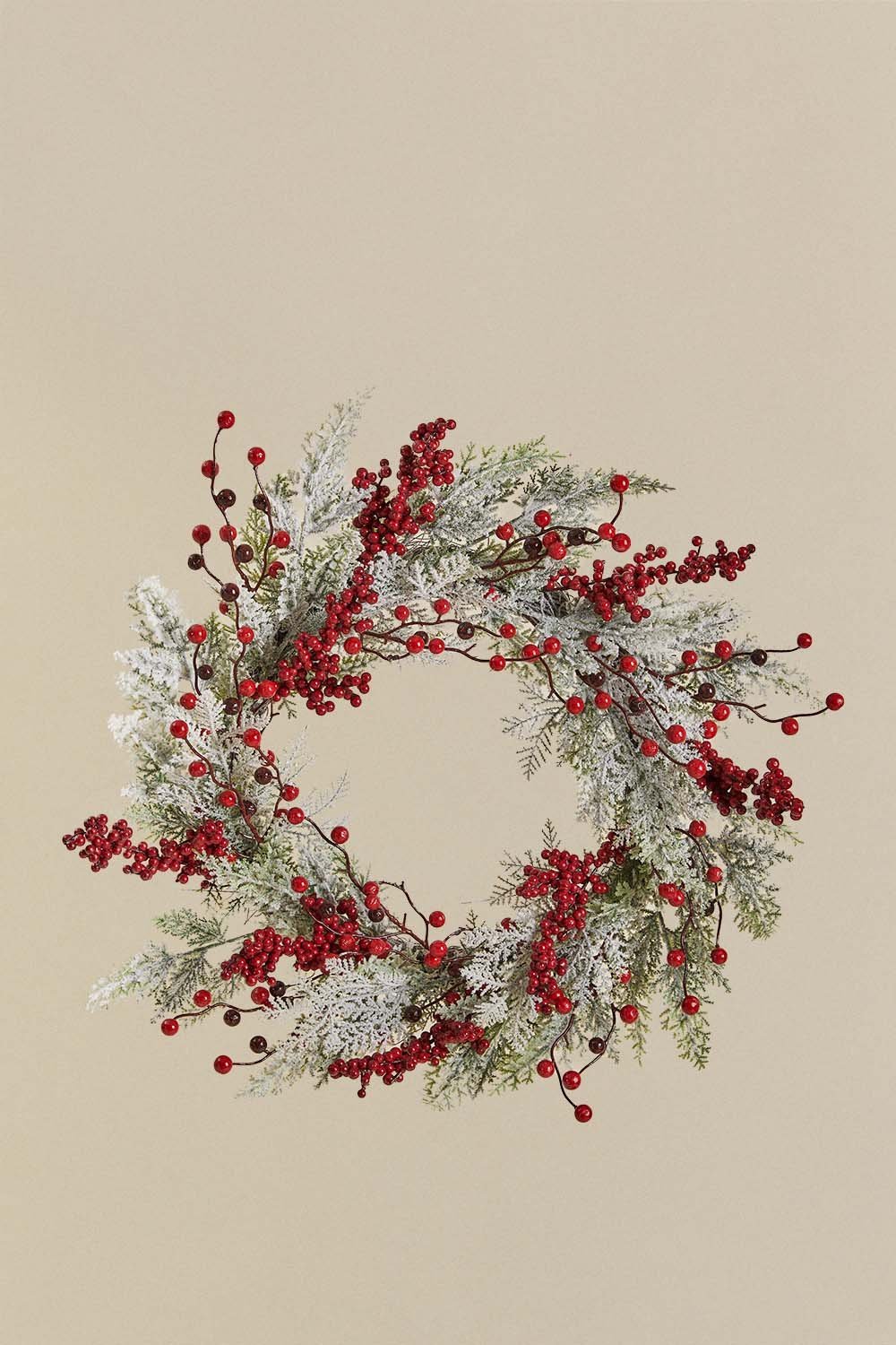 Couronne de Noël Ø60 cm Aubrey, image de la galerie 1