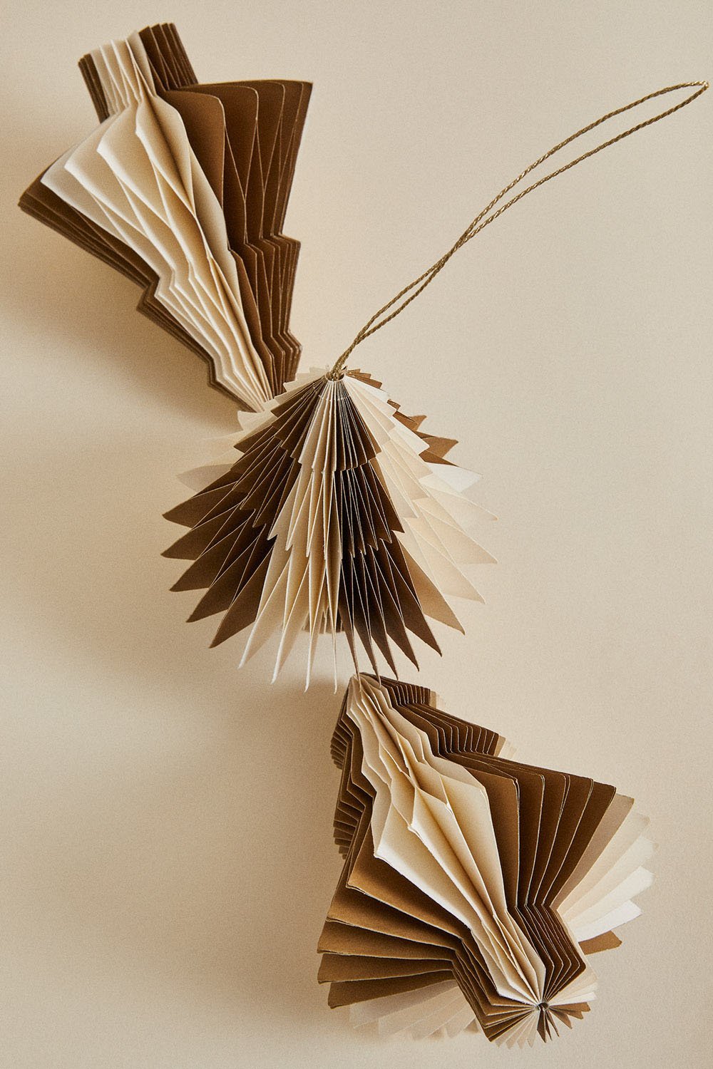 Pack de 3 décorations de Noël en papier Volin, image de la galerie 3