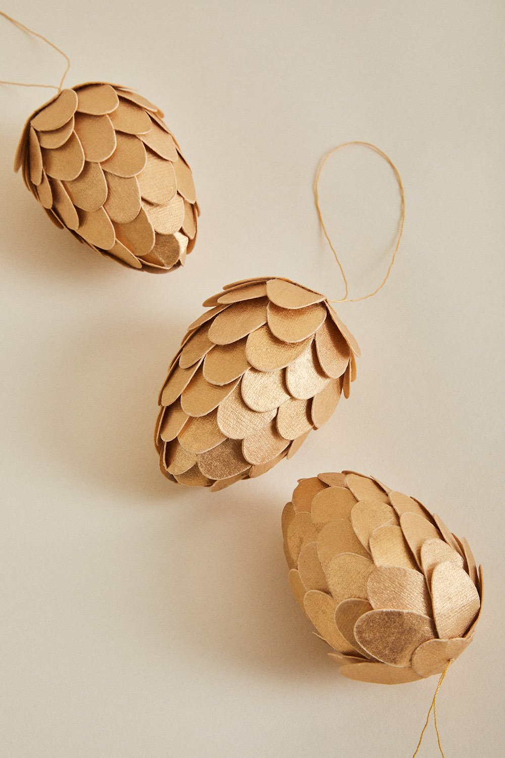 Pack de 3 décorations de Noël en papier Elysia, image de la galerie 3