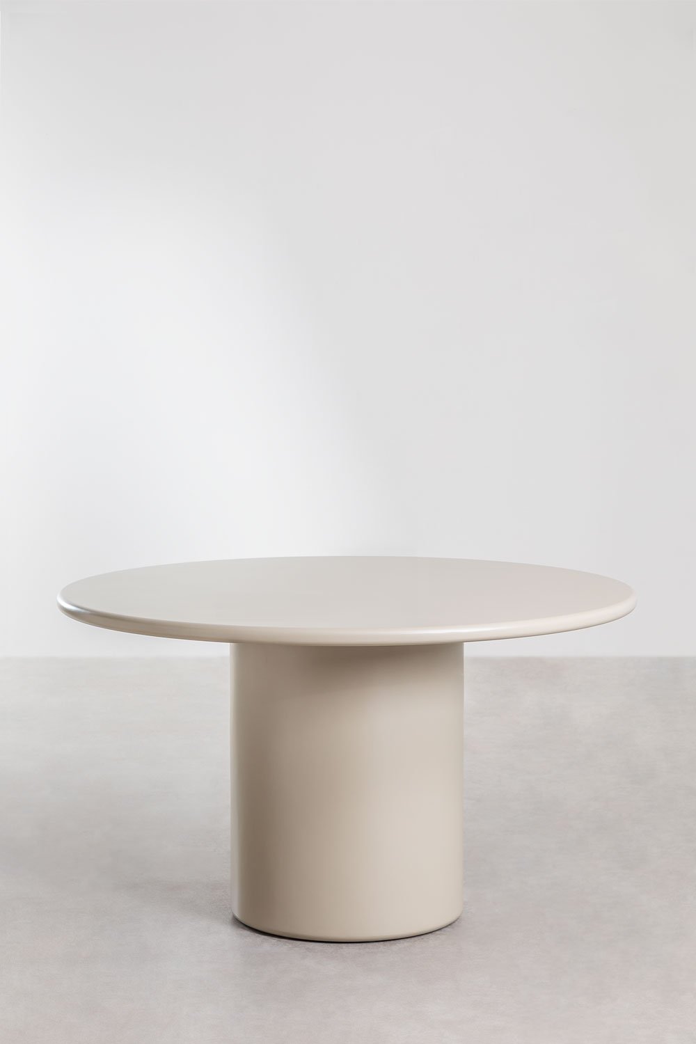 Table de salle à manger ronde en MDF (Ø130 cm) Rodeo, image de la galerie 1