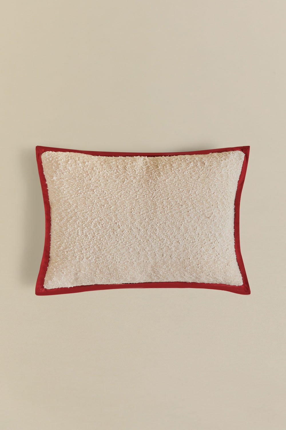 Coussin rectangulaire en tissu bouclé (35X50 cm) Renildo, image de la galerie 2