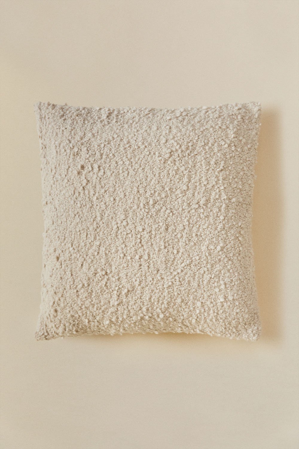 Coussin carré en tissu bouclé (45x45 cm) Zanero, image de la galerie 1