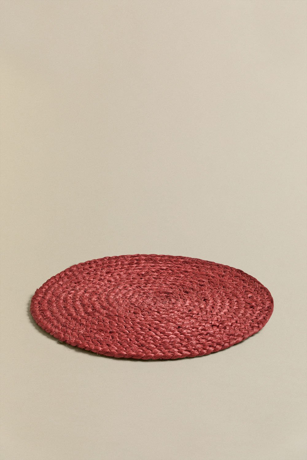 Dessous de plat rond en jute Yorvet, image de la galerie 2