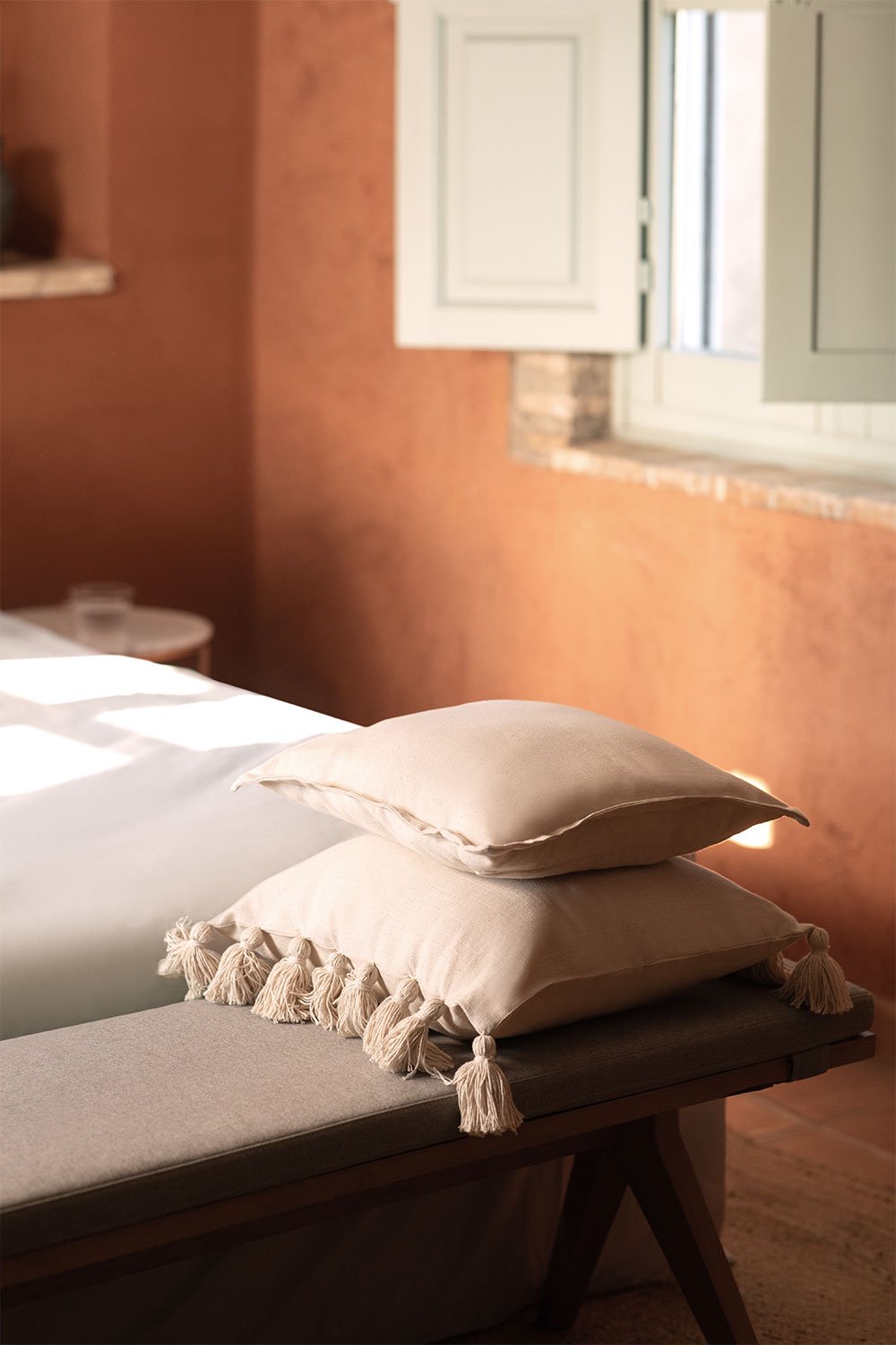 Coussin carré en coton (40x40 cm) Kerpen  , image de la galerie 7