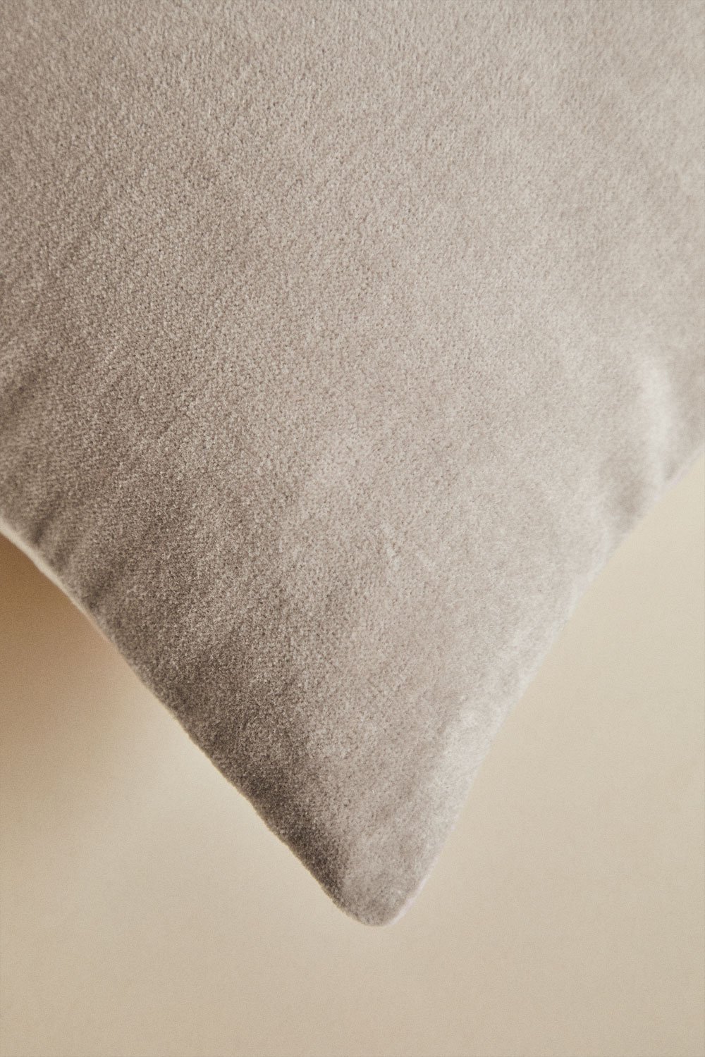 Coussin carré 40x40 cm en velours de coton Enid, image de la galerie 5