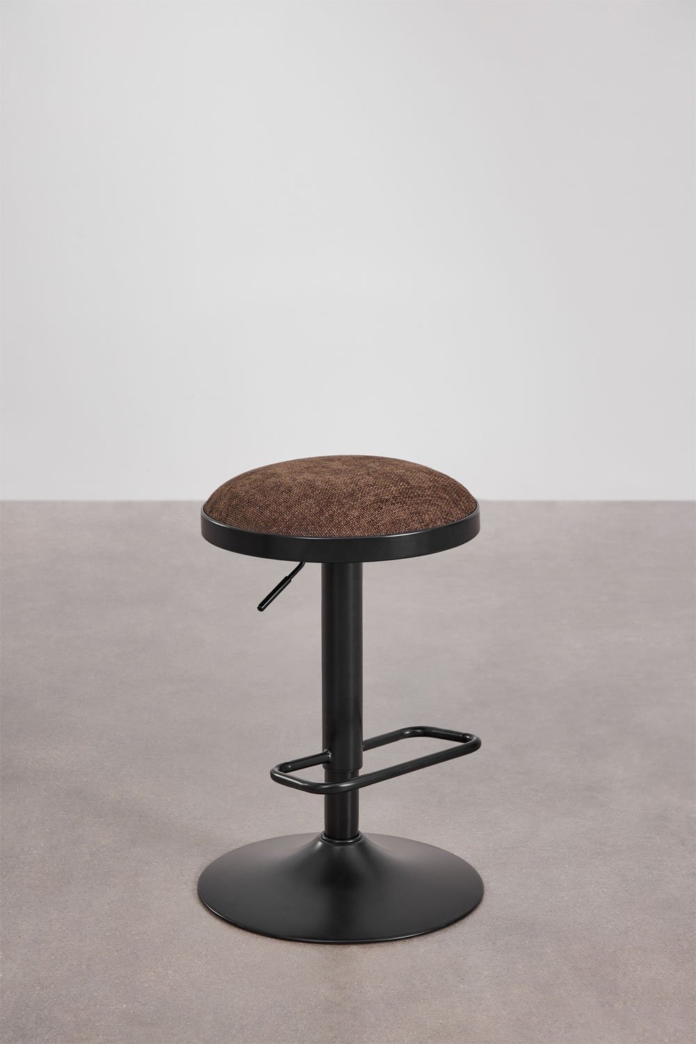 Tabouret haut réglable Igarasi en métal et tissu, image de la galerie 4