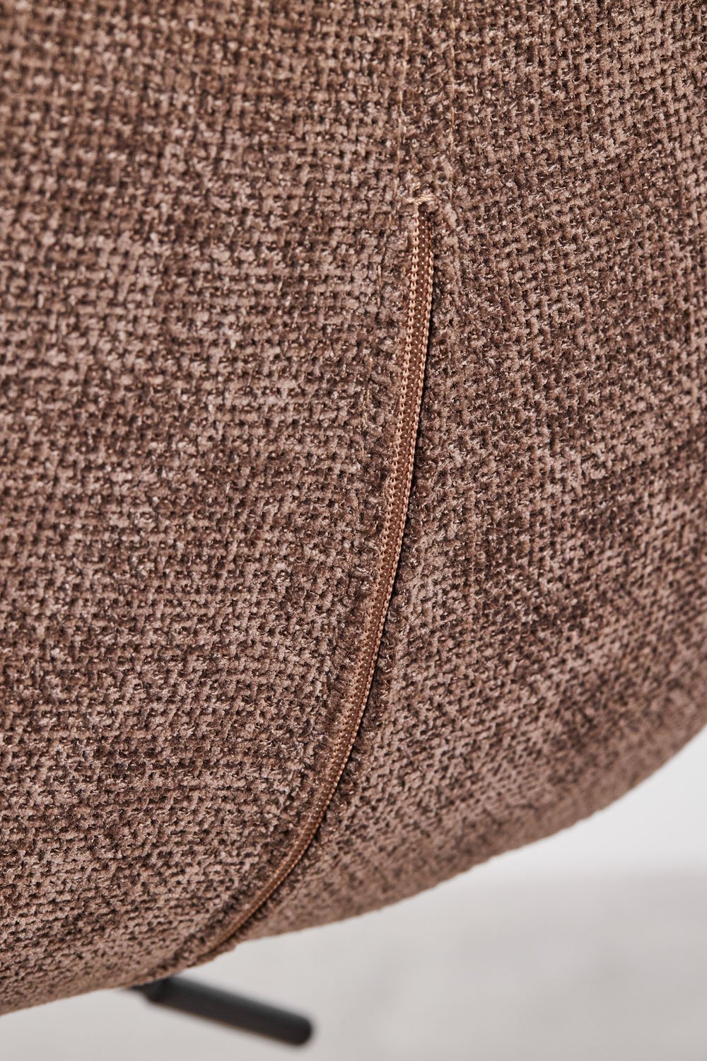 Tabouret haut réglable avec dossier en métal et tissu Igarasi, image de la galerie 7