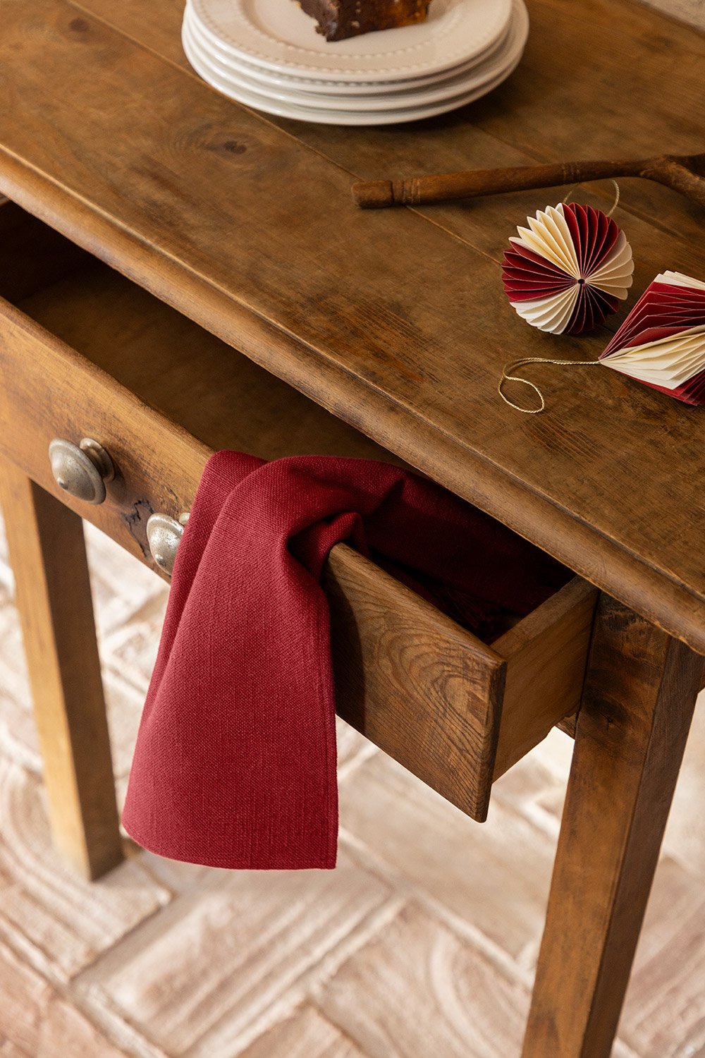 sklum Lot de 2 serviettes en coton design Viwela