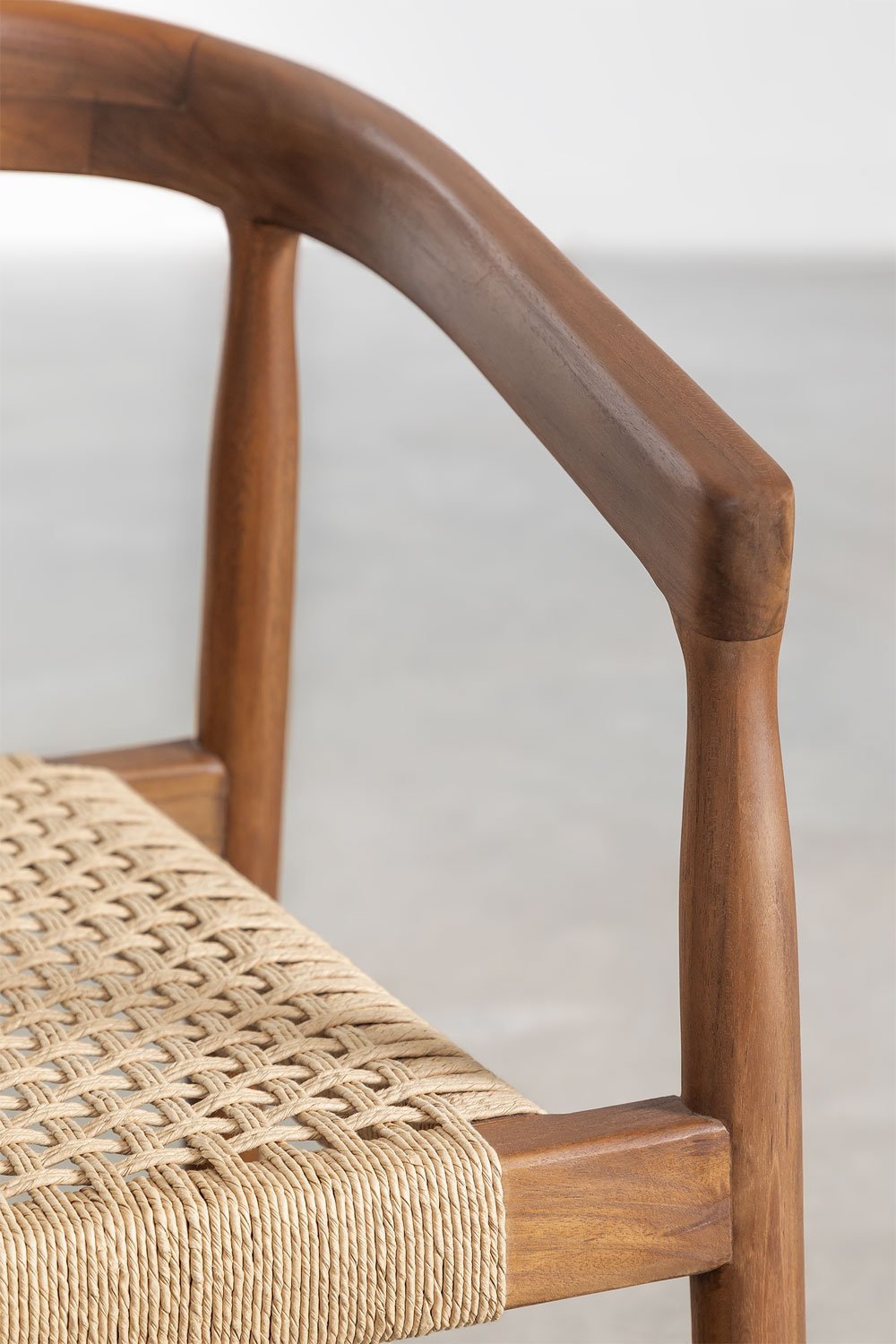 Pack de 4 chaises de salle à manger en bois de teck Visby Design, image de la galerie 6