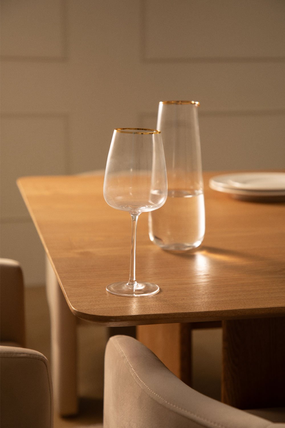 Pack de 4 verres à vin blanc en verre 52 cl Olaya, image de la galerie 1