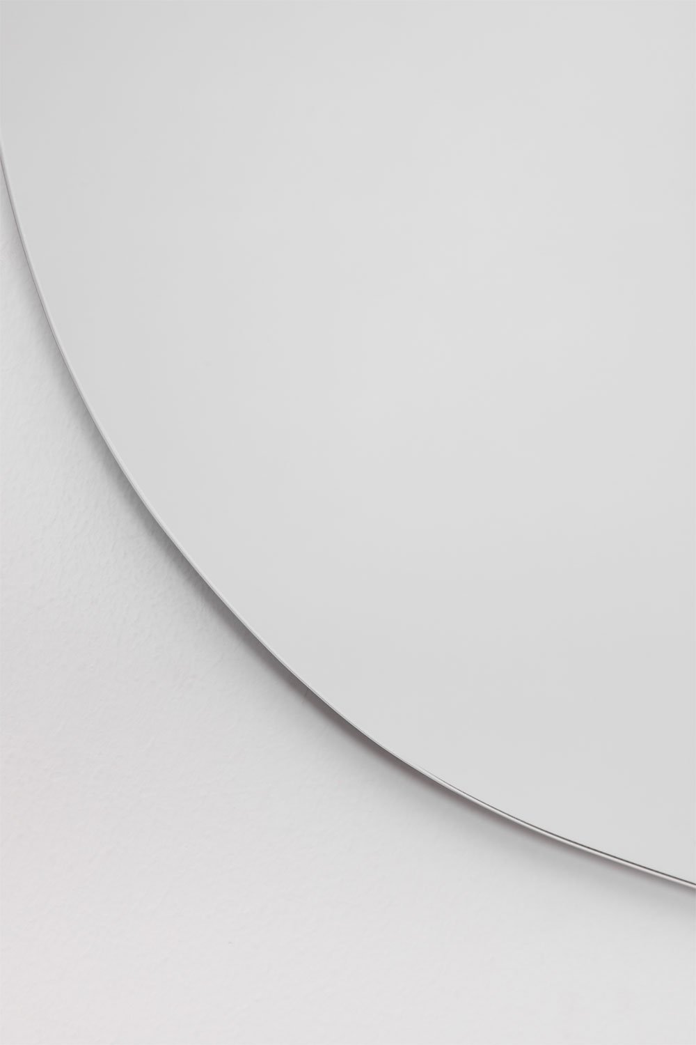 Miroir mural irrégulier 140x75 cm pour salle de bain avec lumière LED et anti-buée Riben, image de la galerie 6