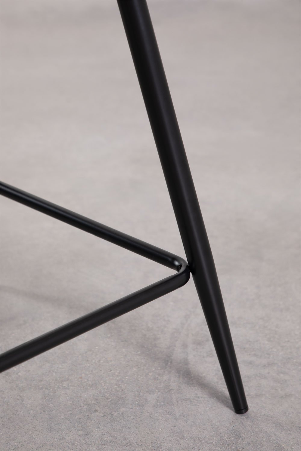 Tabouret haut en velours côtelé Glamm, image de la galerie 5