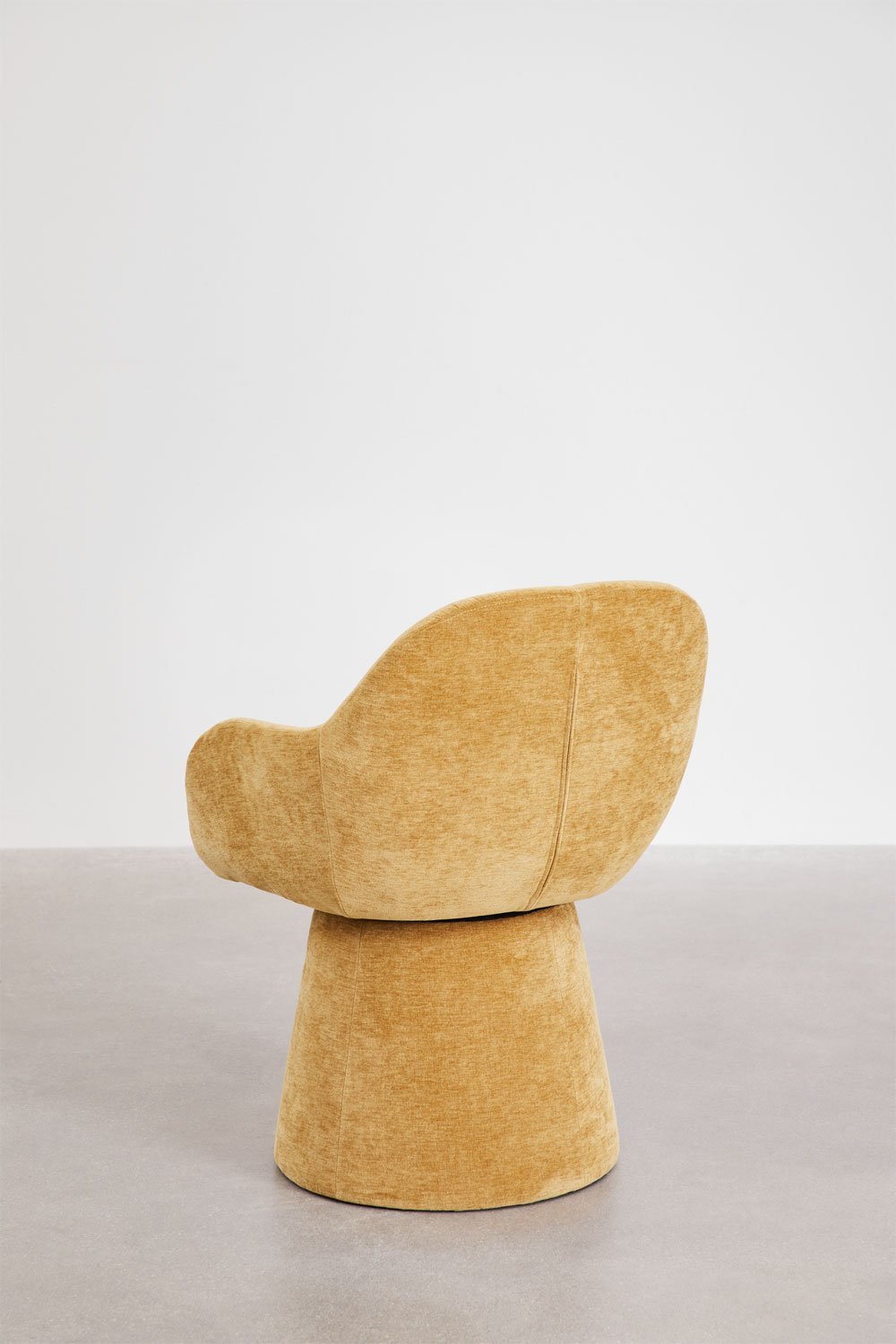 Chaise de salle à manger pivotante avec accoudoirs rembourrée Erica, image de la galerie 5